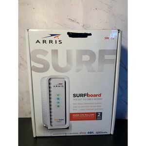 ARRIS SURFboard SB6183 Cable Modem 16x4‎ Channels DOCSIS 3.0 White Open Box New
